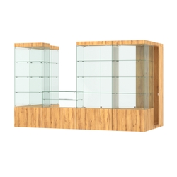 Павильон ИСТРА пристенный №2б (5, 87 кв.м), Дуб Золотистый