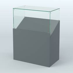 Прилавок для хлебной лавки ХЛ-ПР-01, Темно-Серый