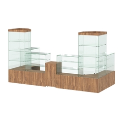 Павильон ИСТРА пристенный №8б (6, 68 кв.м), Дуб Канзас коричневый