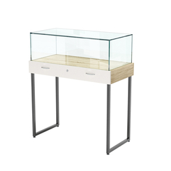 Прилавок ювелирный "Диаманд" №4-1000, Дуб Сонома + Белый