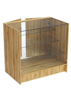 Прилавок из ДСП ЭКОНОМ №4 (900 мм) с дверцами, Дуб Золотистый