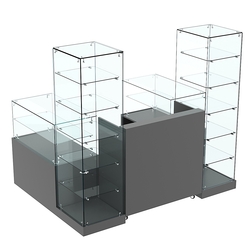 Торговый островок ХИТ ПРОДАЖ №14 (открытый) (2, 43 кв.м), Темно-Серый