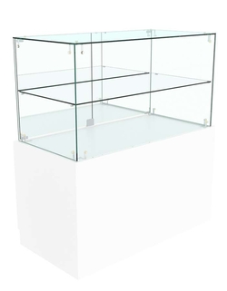 Прилавок с каркасом из ДСП ОТРАЖЕНИЕ №1, Белый