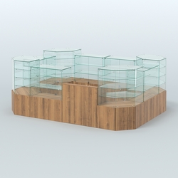 Павильон ИСТРА в центр зала №10а (закрытый) (8, 32 кв.м), Орех