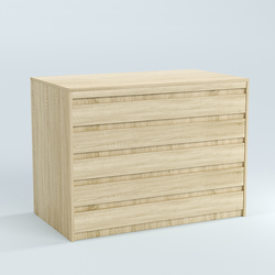 Стол-ресепшен серии ПРАЙМ №1А, Дуб сонома