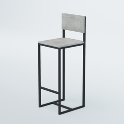 Барный стул "Кофе-брейк" №1, Метрополитан Грей