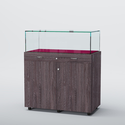 Витрина для музеев "Коллекция" №16, Ясень Анкор темный