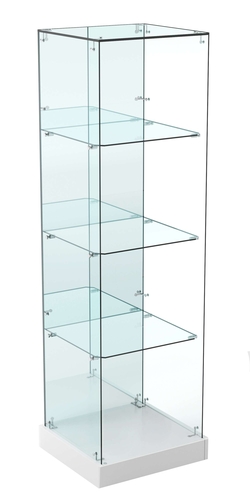 Витрина Хит продаж №4 (открытая, задняя стенка - зеркало), Серый