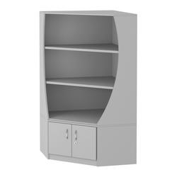Стеллаж Гарант угловой низкий №2, Серый