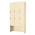 Шкаф для раздевалок СТАНДАРТ-Элегия №3-3А Крем Вайс