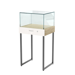 Прилавок ювелирный "Диаманд" №4-600, Дуб Сонома + Белый