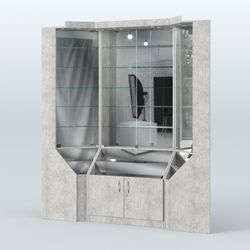 Павильон угловой серии Эталон №1, Метрополитан Грей