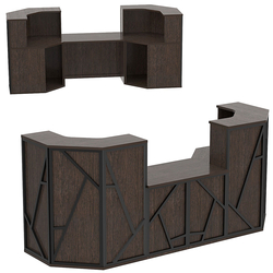 Ресепшен серии ЛОФТ - АЛЬФА КОМБО №9, Дуб Венге