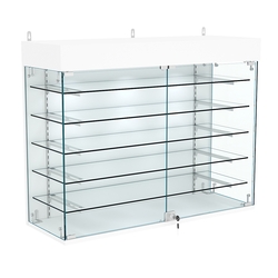 Витрина настенная НЕО №3А-2 с пятью полками, Белый