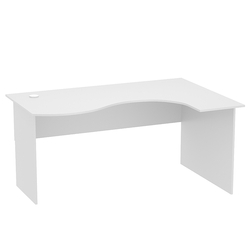 Стол эргономичный офисный СЭ-12 (право-сторонний), Серый