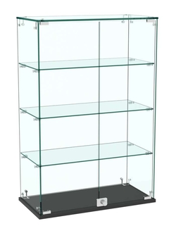 Витрина Истра настольная №22 (прозрачная), Черный
