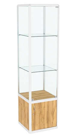 Витрина из профиля Стаканчик №2, Дуб Золотистый