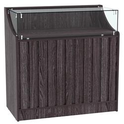 Прилавок серии "Смок" №2, Ясень Анкор темный - U31105