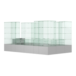 Павильон ИСТРА островной №10 (10, 48 кв.м), Серый