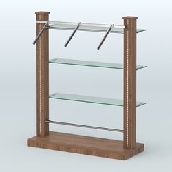 Островная система с металлической перфорацией №12, Орех