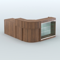 Угловой павильон Чай и Кофе с собой №1, Орех