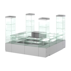 Павильон ИСТРА островной №1а (7, 29 кв.м), Серый