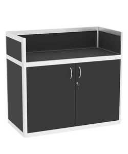 Прилавок под кассу из профиля №5  (закрытый), Черный