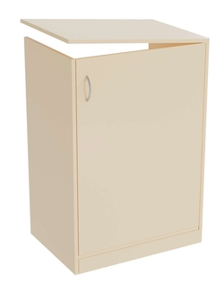 Прилавок вход-выход Тандем 600 мм, Крем Вайс