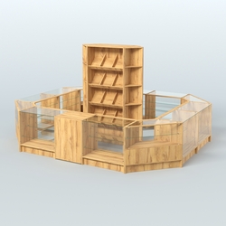 Торговый Островок "Эконом" №14 (13, 3 кв.м), Дуб Золотистый