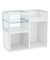 Прилавок под кассу из профиля №3  (открытый) Белый