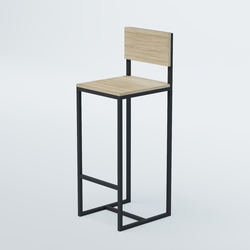 Барный стул "Кофе-брейк" №1, Дуб Сонома