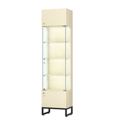 Витрина Монти №1-П, Крем Вайс