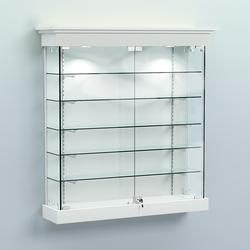 Витрина для музеев "Коллекция" настенная №2-5-РЕГ, Белый