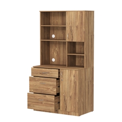 Офисная мини-кухня ВЕКТОР №3, Дуб Канзас коричневый