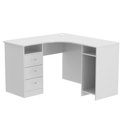 Стол угловой с ящиками СУ-03-Л (левосторонний), Серый