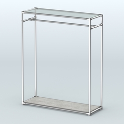 Островная торговая система ХРОМ 1200 мм №2, Метрополитан Грей