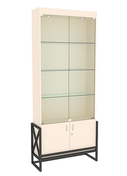 Витрина Лофт-Эконом №300-1, Крем Вайс