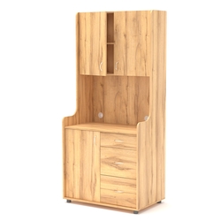 Офисная мини-кухня ЭЛЕГИЯ №3, Дуб Золотистый