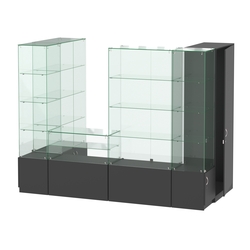 Павильон ИСТРА пристенный №4б (3, 64 кв.м), Черный