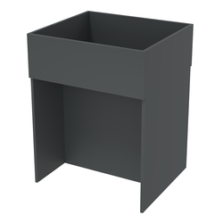 Корзина для распродаж из ДСП №2, Антрацит