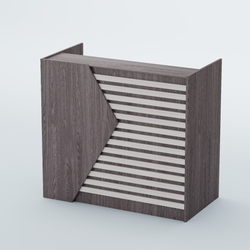 Ресепшен граунд №6А, Ясень Анкор темный + Ясень Анкор светлый