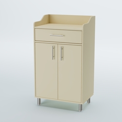 Стойка официанта "Бармен" №5-Н на ножках, Крем Вайс