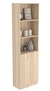 Стеллаж из ДСП серии Эконом №2-300 с дверками 810 мм Дуб сонома