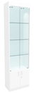 Стеклянная витрина серии Эконом № 300-2-600 (задняя стенка - стекло) Белый