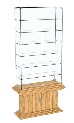 Витрина с узким накопителем КОЛОСС №33, Дуб Золотистый