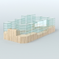 Павильон ИСТРА в центр зала №8а (закрытый) (12, 77 кв.м), Дуб Сонома