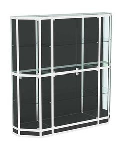 Витрина из профиля Трапеция №8 (2-ух метровая), Черный