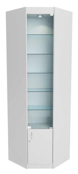 Витрина №5-1 из ДСП (задняя стенка ДВП), Серый