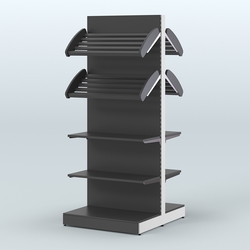 Островной высокий стеллаж для хлеба и выпечки Феникс №15, Черный