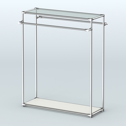 Островная торговая система ХРОМ 1200 мм №4, Белый